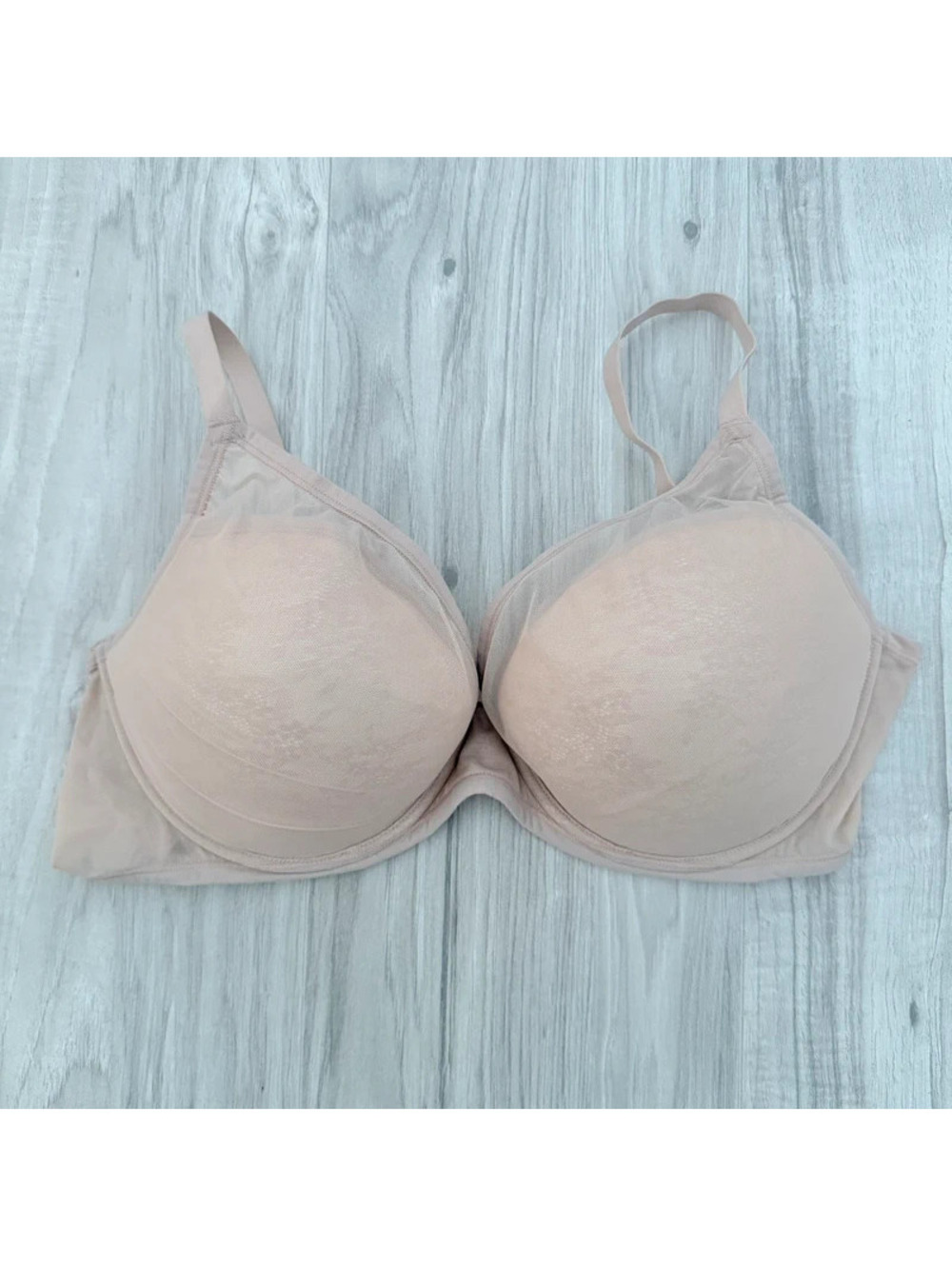 Natori Nude Mesh Full Coverage Underwire Bra 34DDD